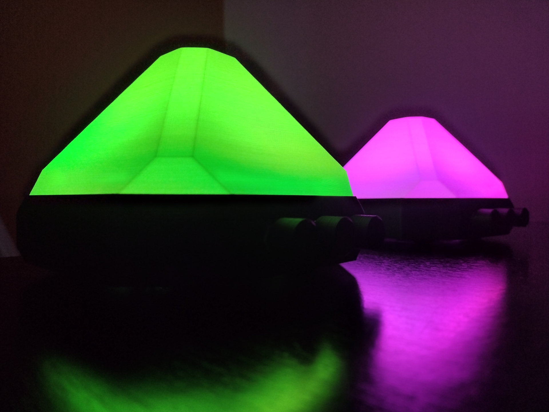 Pyramid Lamp Twins