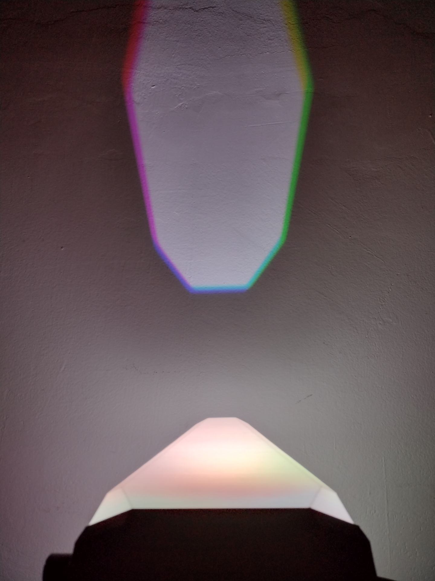 Pyramid Lamp Wall Cast